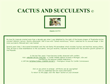 Tablet Screenshot of cactus.and.succulents.gardenwebs.net