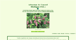 Desktop Screenshot of conifers.gardenwebs.net